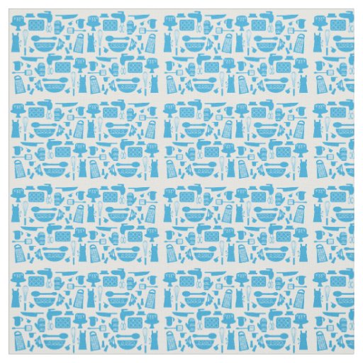 Kitschy Kitchen Pattern Fabric