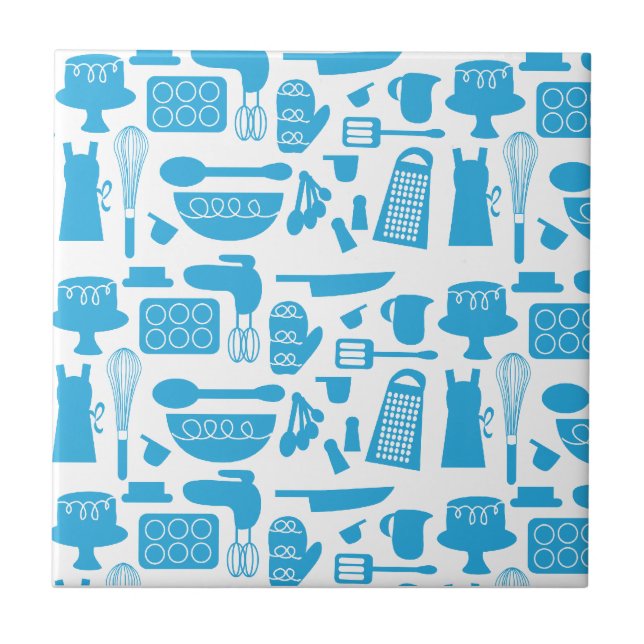 Kitschy Kitchenware Pattern Tile (Front)