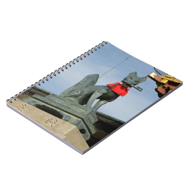 Kitsune キツネ (Fox) with Key in Mouth Notebook (Left Side)