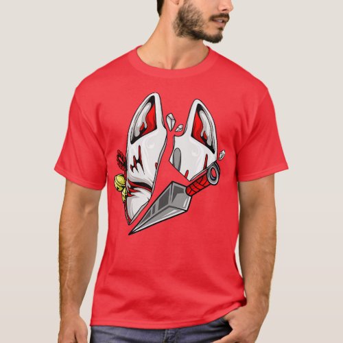 Kitsune fox 5 T_Shirt