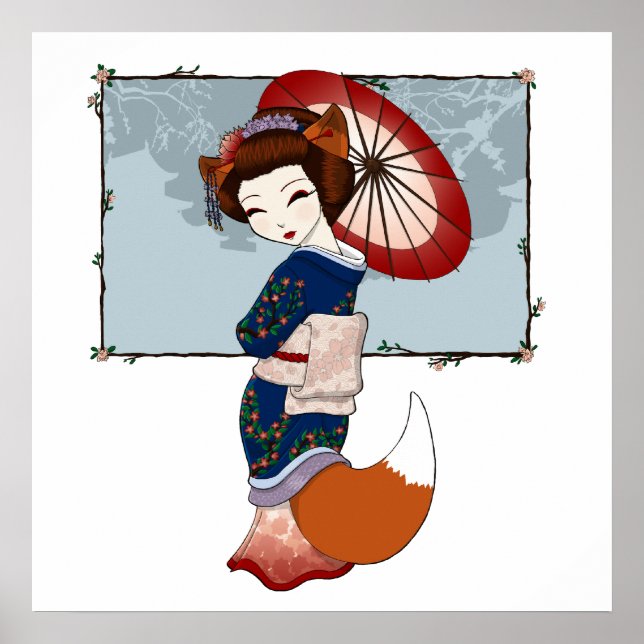 Kitsune Geisha Prints (Front)