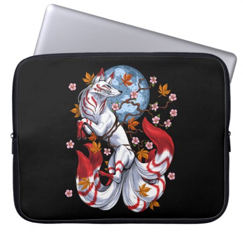 Kitsune Japanese Fox Laptop Sleeve