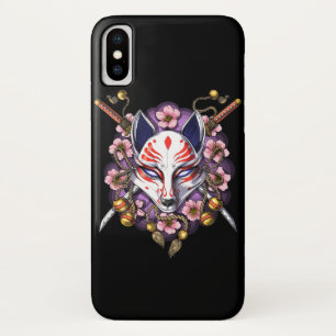 Kitsune Japanese Fox Mask iPhone X Case