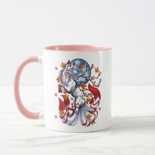 Kitsune Japanese Fox Mug