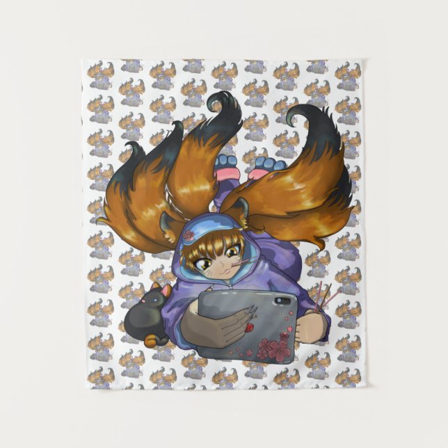 Kitsune Life Tapestry (Front)