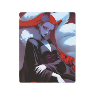 Kitsune Metal Print
