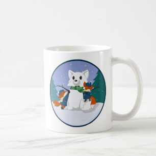 Kitsune Snow Day Mugs