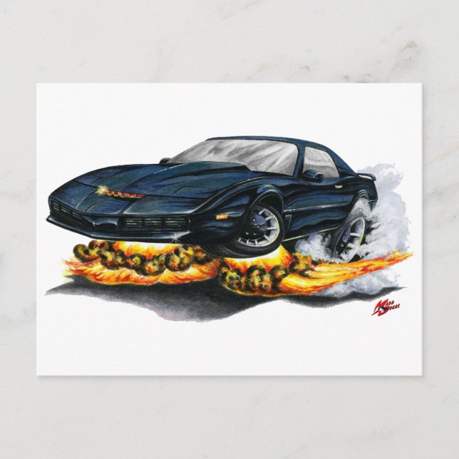 Kitt Pontiac Trans Am Postcard (Front)