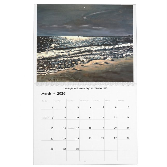 Kitt Shaffer Paintings 2020 Calendar (Mar 2026)