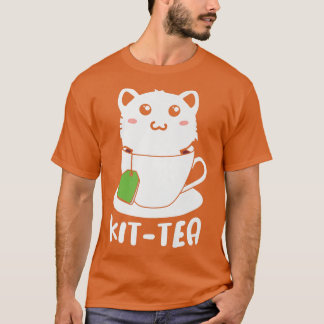 Kittea T Cute Cat in Teacup Tee Funny Novelty Grap
