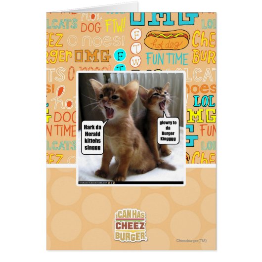 Kitteh carols cards (Front)