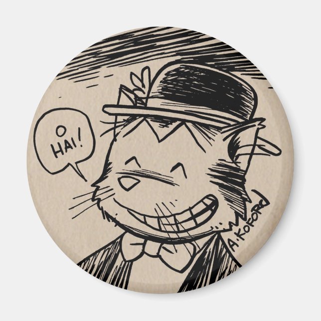 Kitteh Magnet (Front)