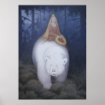Kittelsen King Valemon The white bear CC0818 XL Poster