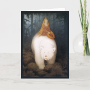 Kittelsen - White-Bear King Valemon Letterpress Thank You Card