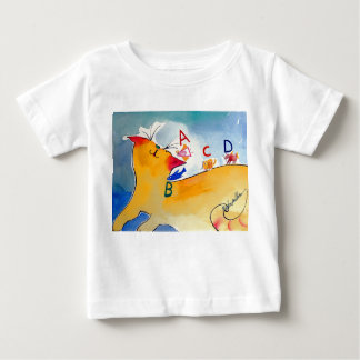 kitten and alphbet baby T-Shirt