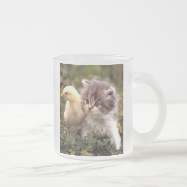 Kitten and Baby Chick Mug (Right)