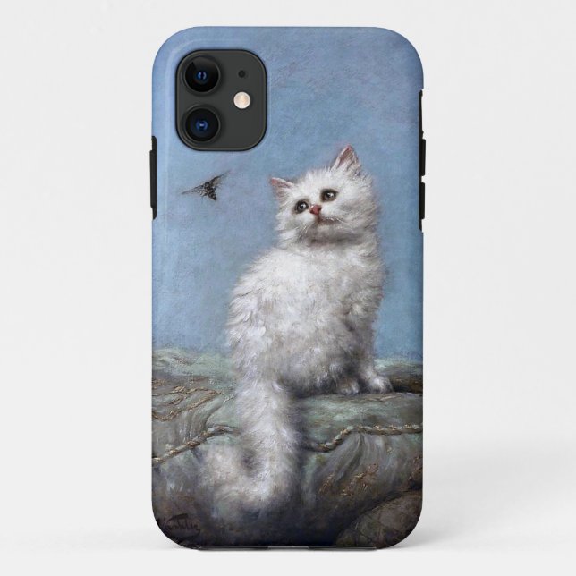 Kitten and Bee, Carl Kahler Case-Mate iPhone Case (Back)
