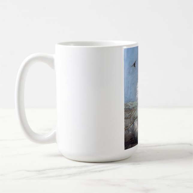 Kitten and Bee, Carl Kahler Coffee Mug (Left)