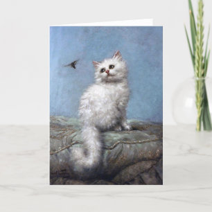 Kitten and Bee, Carl Kahler Letterpress Thank You Card