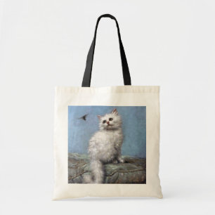 Kitten and Bee, Carl Kahler Tote Bag