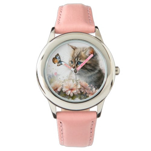 Kitten and Butterfly Watch