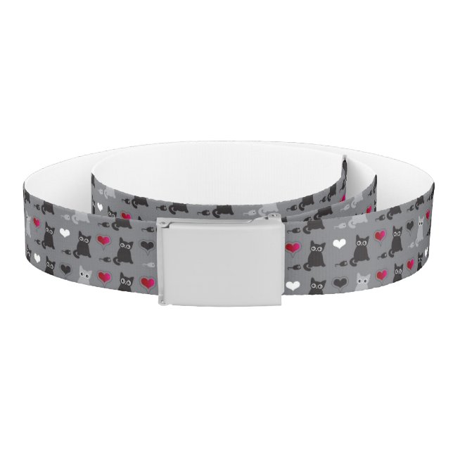 kitten and mice pattern belt (Coil)