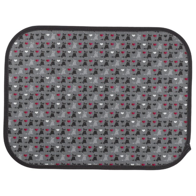 kitten and mice pattern car floor mat (Rear)