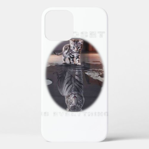Kitten And Tiger Funny Gifts For Cat Lover Perfec iPhone 12 Case