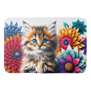 Kitten Art Bath Mat