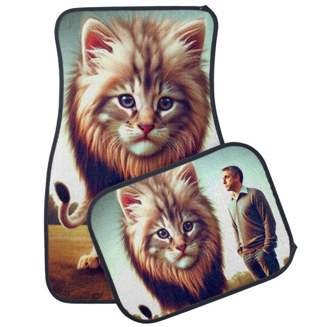 Kitten Art Car Floor Mat (Set)