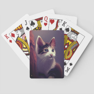 Kitten Art Poker Cards
