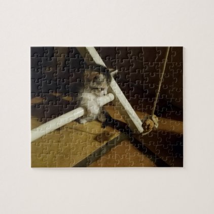 Kitten at Play #1 Jigsaw Puzzle