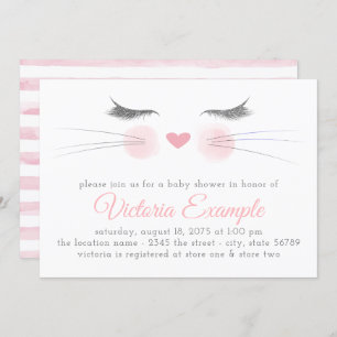Kitten Baby Shower Invitation