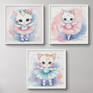 Kitten Ballerinas Photo Tiles