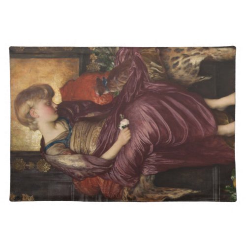 Kitten by Frederic Leighton Cloth Placemat