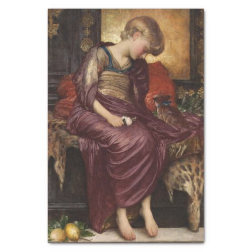 Kitten by Frederic Leighton Tissue Paper