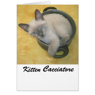 Kitten Cacciatore Cards