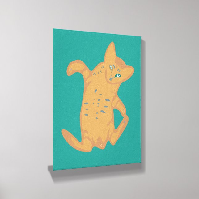 Kitten Canvas Photo Tile (Angled)