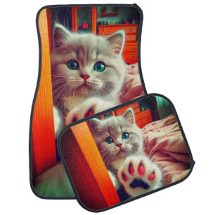 Kitten Car Floor Mat