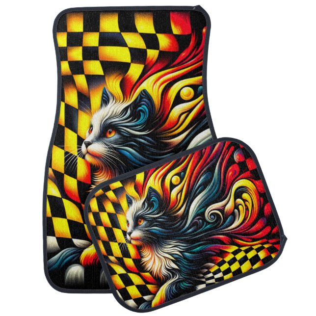 Kitten Car Floor Mat (Set)