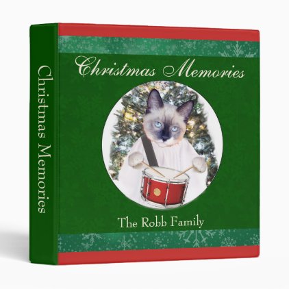 Kitten Carol Christmas Memories Binder