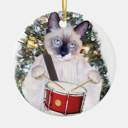 Kitten Carol Personalized Holiday Ornament