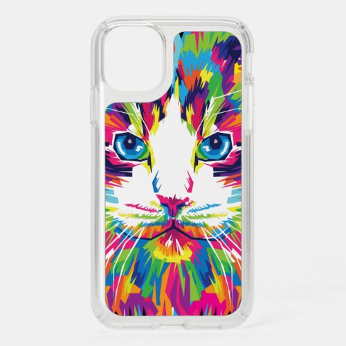 Kitten Cat Face Prismatic Design Speck iPhone 11 Case