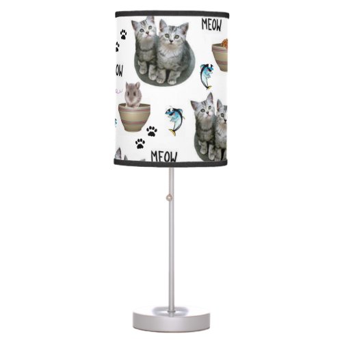 Kitten Cat Meow Lamp Shade