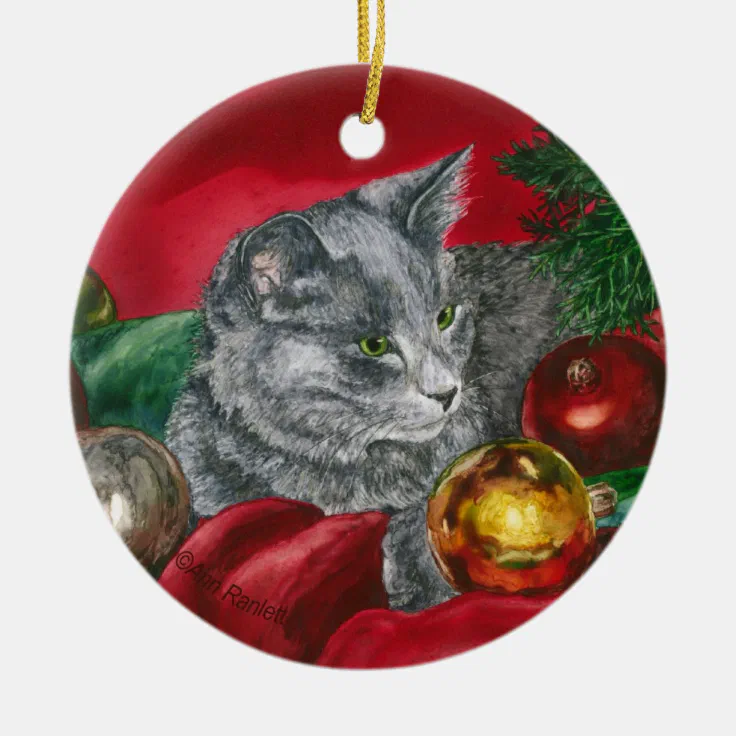 Kitten, Cat Ornament - 