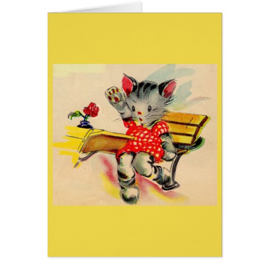 kitten cat student cards (Front)