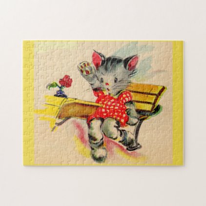 kitten cat student jigsaw puzzle