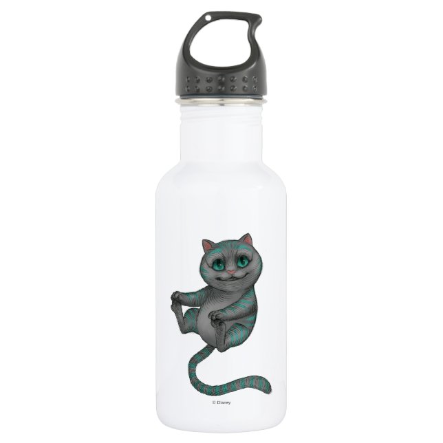 Kitten Chessur Stainless Steel Water Bottle (Front)