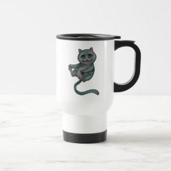 Kitten Chessur Travel Mug by AliceLookingGlass at Zazzle