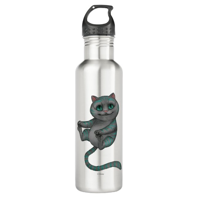 Kitten Chessur Water Bottle (Front)